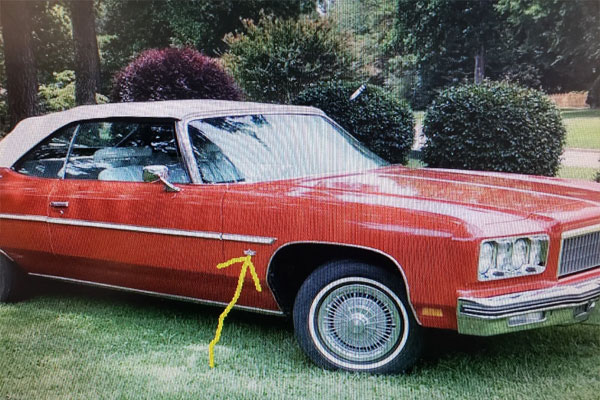 1975-76 Caprice Impala Beltline Molding Clips